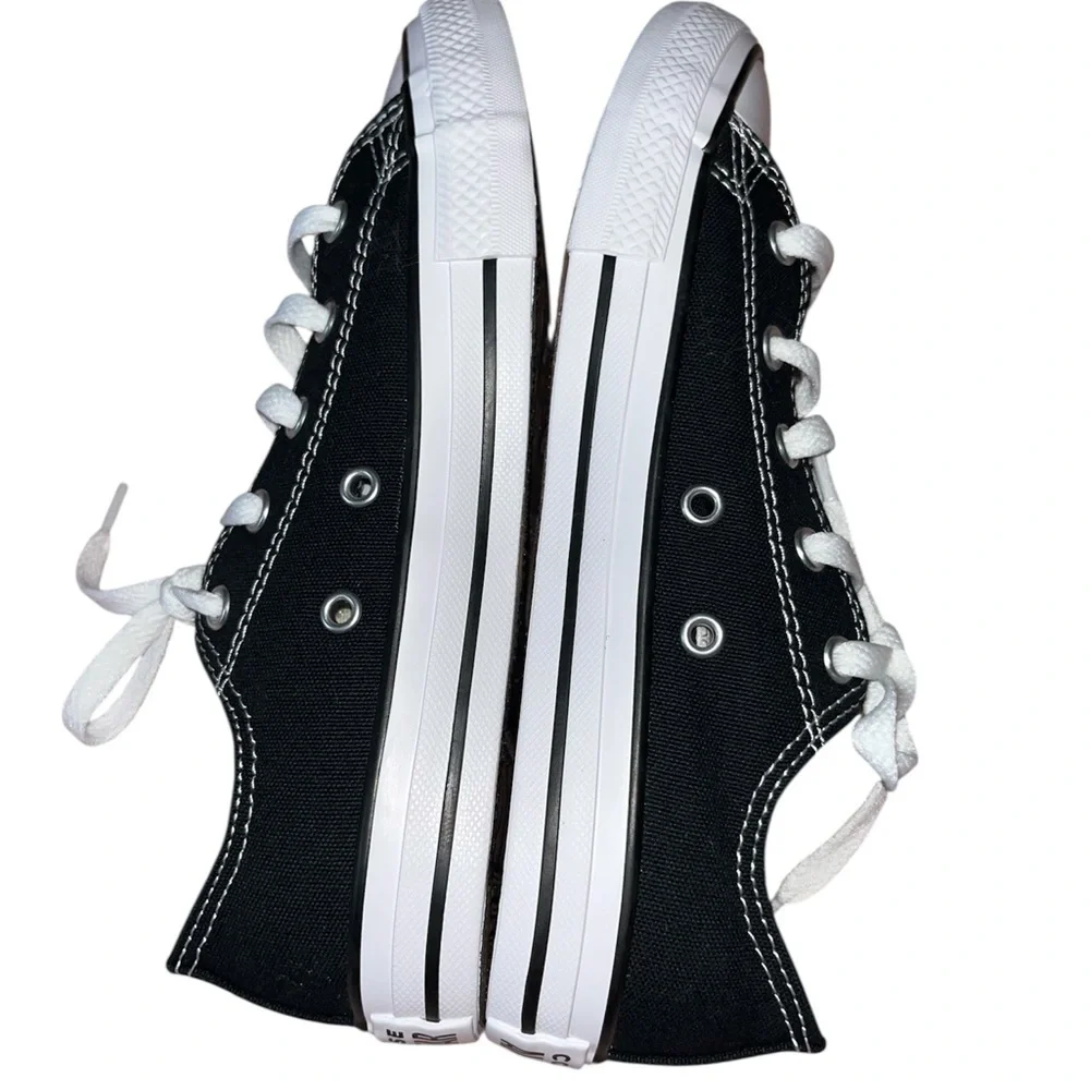Kids New Black and White Converse